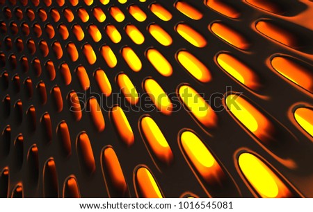 metal mesh grild abstract 3 d rendering stock illustration