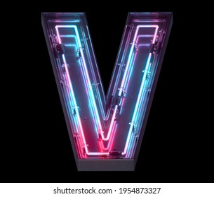 Neon Blue Letter V Images Stock Photos Vectors Shutterstock