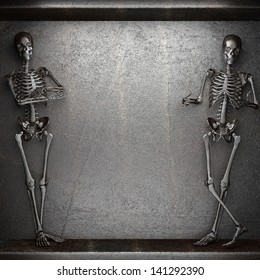Metal skeleton