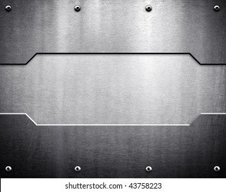 Metal Template Background Stock Illustration 43758223 | Shutterstock