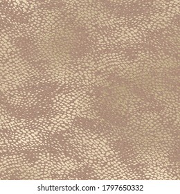 Metallic Champagne Gold Animal Print Pattern On Cork Texture Background, Digital Paper, Snake