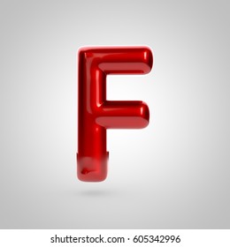 Balloon Letter E Uppercase 3d Render Stock Illustration 757904554