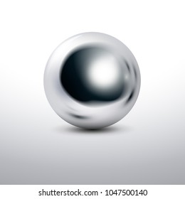 Metallic Reflective Chrome Sphere