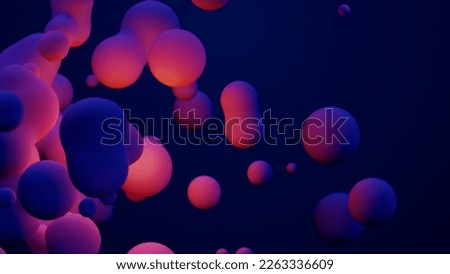 Metaverse 3d render morphing animation pink purple abstract metaball metasphere bubbles art sphere blue background backdrop vr space moving meta balls shapes motion design fluid liquid of presentation