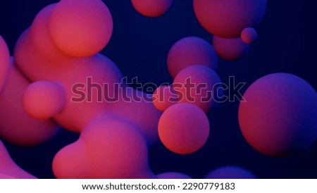 Metaverse 3d render morphing animation pink purple abstract metaball metasphere bubbles art sphere blue background backdrop vr space moving meta balls shapes motion design fluid liquid of presentation