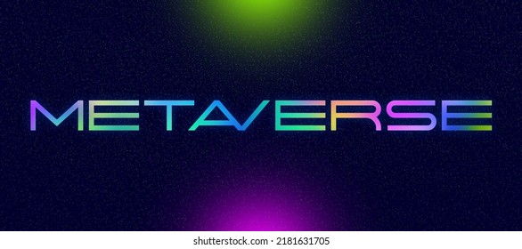 Metaverse Text Effect On Premium Colorful Stock Illustration 2181631705 ...