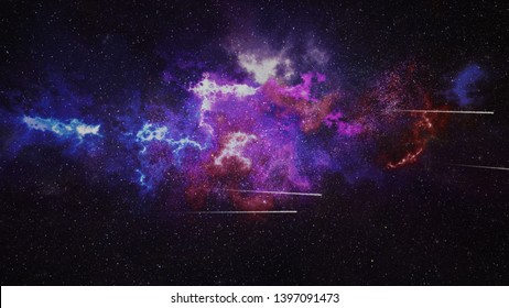 Meteor Shower Sky Map This Inspirational Stock Illustration 1397091473 ...