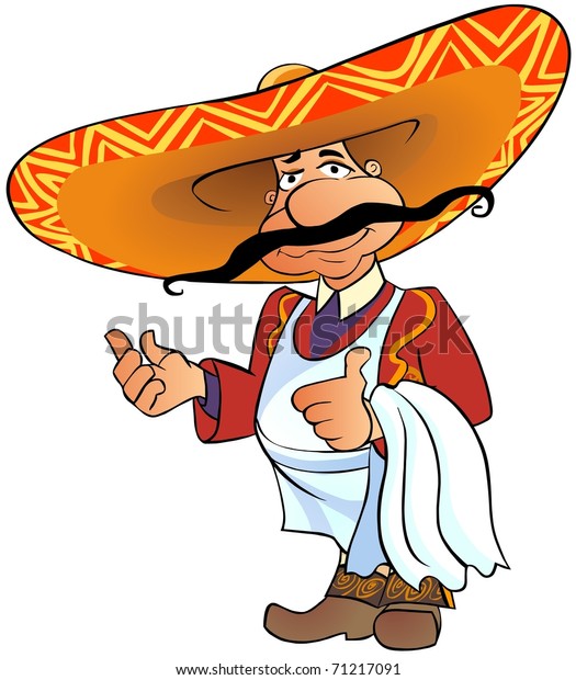 Mexican Chief Thumb Stock Illustration 71217091