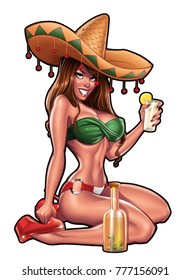 Mexican Pinup Girl