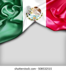 Mexico Country Flag On White Background Stock Illustration 508532515 ...