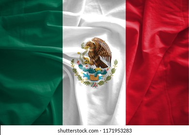 Close Waving Flag Mexico Flag Symbols Stock Photo 1893123157 | Shutterstock