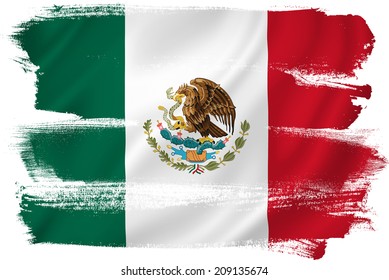 Mexico Flag Backdrop Background Texture Stock Illustration 209135674 ...