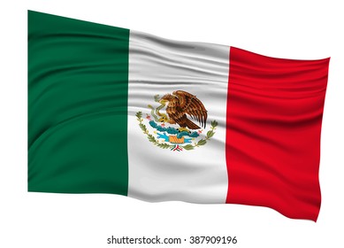 Mexico Flag Isolated National Flag Mexico Stock Vector (Royalty Free ...