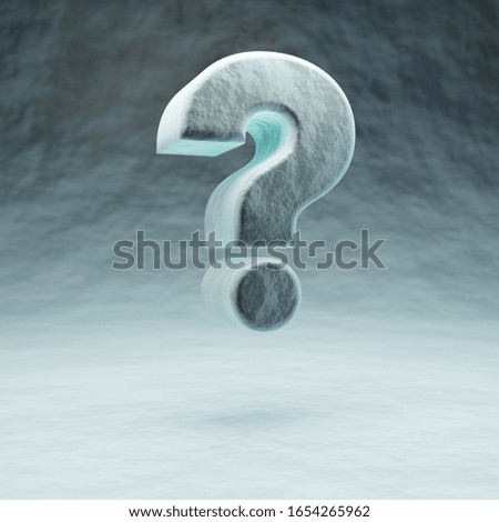 Micro question symbol. 3D rendered microscopic font. Best for medications advertising, virus control and various diseases prints.