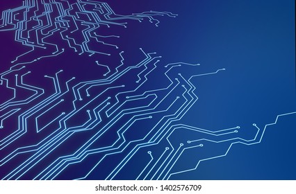 Micro scheme elements design. Abstract technology, IT thematic background.Hi-tech digital technology concept. - 3d render