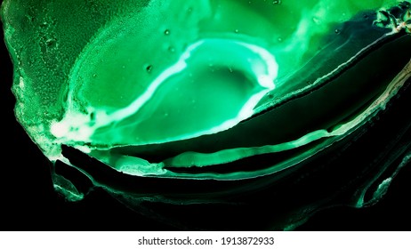 Microscopic Alcohol Ink. Fractal Splash With Fluid Effect. Black Biochemistry Artwork. Turquoise Biomedical Smoke. Micro Human Body Scan. Liquid Pattern. Blue Microscopic Alcohol Ink.