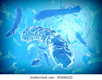 Microscopic View Of Legionella Bacteria