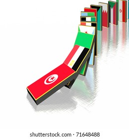 Middle East domino effect (Tunisia, Egypt, Algeria, Bahrain...)