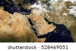 Middle East Satellite Map Composition (Elements of this image furnished by NASA)