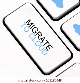 Migrate To Cloud Keyboard Key