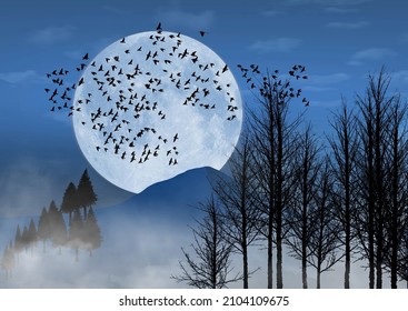 1,483 Early Evening Moon Images, Stock Photos & Vectors 