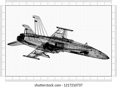 936 Fighter jet sketch Images, Stock Photos & Vectors | Shutterstock