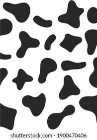 Milk Cow Pattern Background Image.