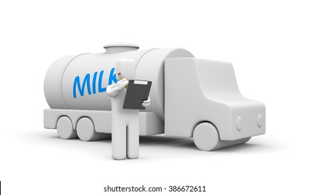 Milk Delivery Truck