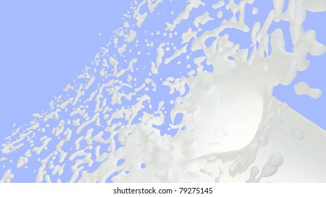 milk drops