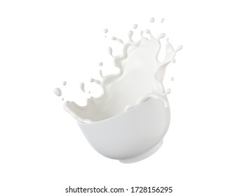 Abstract Splashes Milk Cream Closeup On Stock Photo 721913341 ...