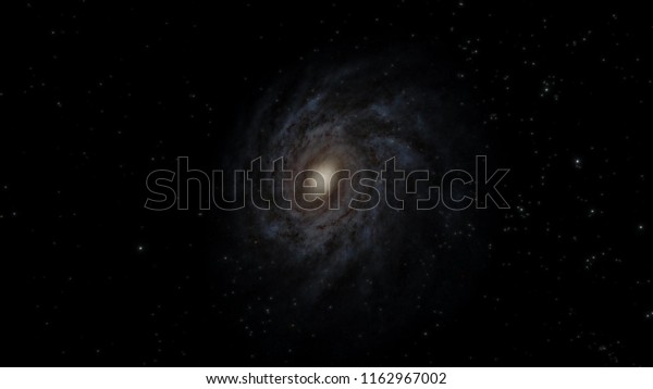 The Milky Way Galaxy 3D illustration (Elements\
of this image furnished by\
NASA)
