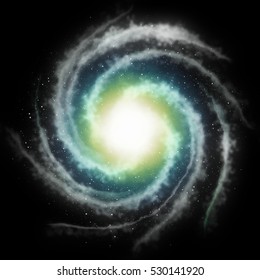 Milky Way Spiral Galaxy Stock Illustration 530141920 | Shutterstock