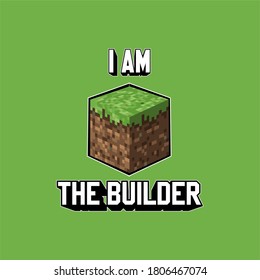 MineCraft Builder boy for tee