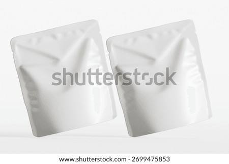 Mini pouch 3d render for mockup collection