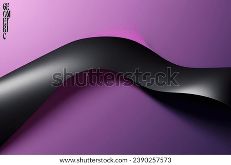 Minimal Abstarct Dynamic textured background design in 3D style with black color. Vector illustration.