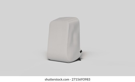 Minimal Backpack Mockup Front and Back View