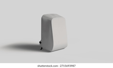 Minimal Backpack Mockup Front and Back View