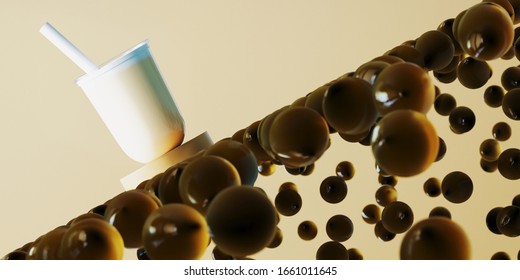 Download Milk Tea Mockup High Res Stock Images Shutterstock
