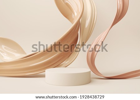 Similar – Image, Stock Photo Cosmetic smears displayed on a soft blue background