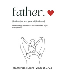 Minimalist Father's Day Instagram Post - Powered by Shutterstock