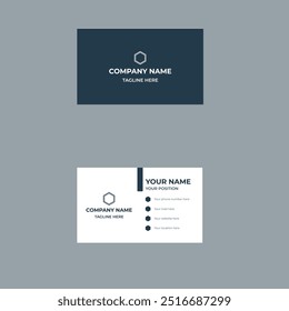 Minimalist finance business card design. - Powered by Shutterstock