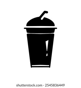 Minimalist icon of a takeaway drink cup. - Powered by Shutterstock