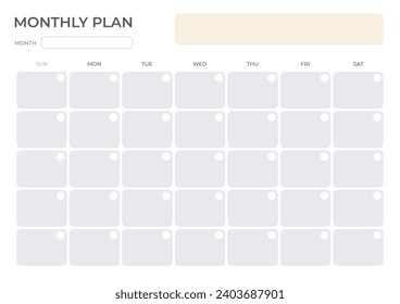 Minimalist planner pages templates. Organizer page, diary and daily control book. Life planners, monthly, weekly and days organizers or office schedule list. Graphic organization paper vector. jpg - Powered by Shutterstock