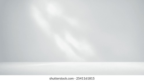 Superficie blanca minimalista con