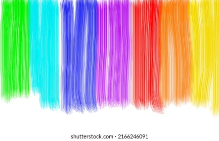 Minimalistic design and color gradients  Rainbow shades palette  Rainbow color gradations   Variation flag representing peace gay pride flag LGBT pride flag