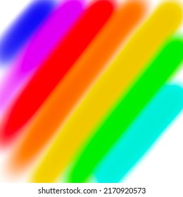 Rainbow representing flag pride