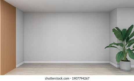 Minimalistic empty interior backdrop, photorealistic 3D illustration, suitable for video conference and as Zoom virtual background.	