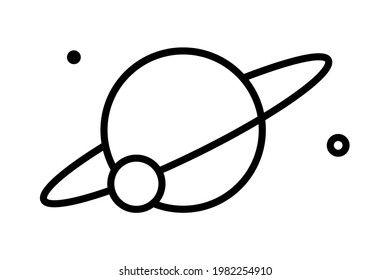 Minimalistic Space Space Black White Drawing Stock Illustration ...