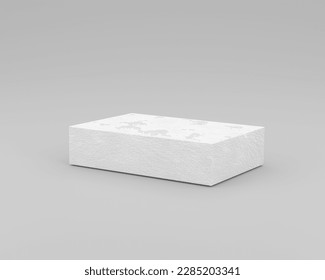 Minimalistic Stone Podium on Geometric Background for Product Presentations. 3D - Powered by Shutterstock