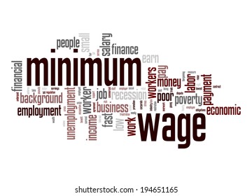 Minimum Wage Word Cloud